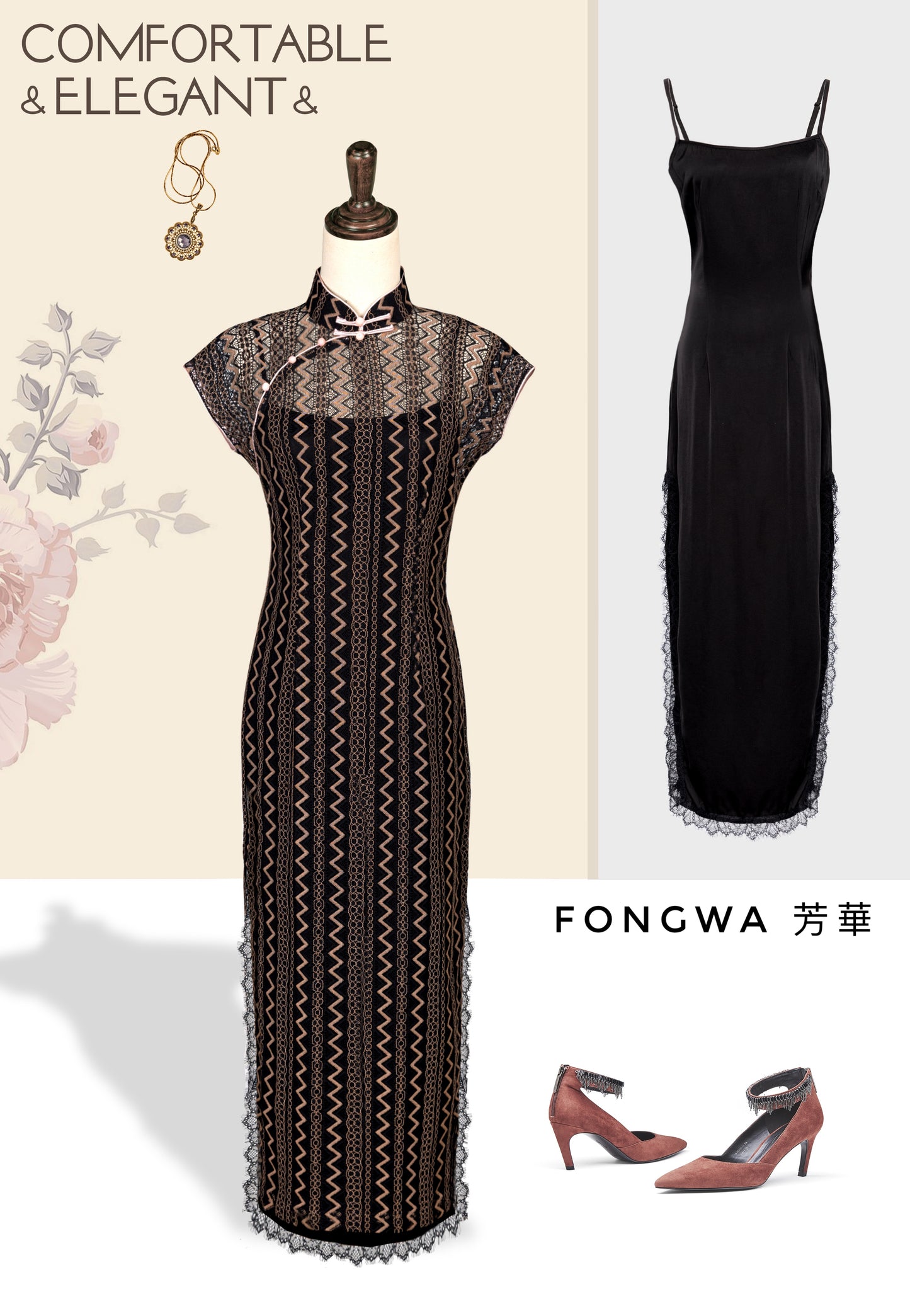 New Chinese-style Cheongsam, Daily Wear Cheongsam,  Independent Design Studio for New Chinese-style Clothing
